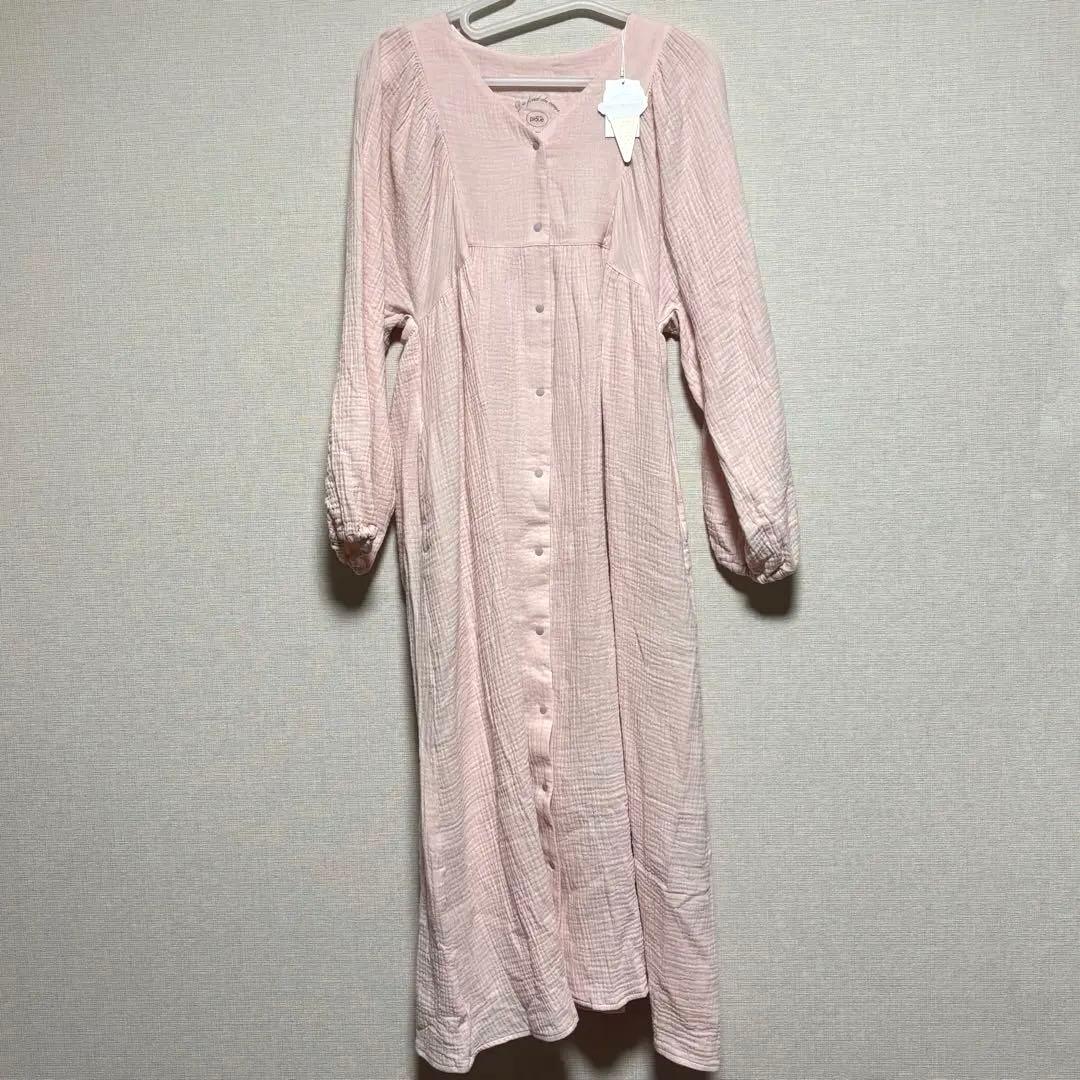 ジェラートピケ　新品　タグ付き　マタニティ　ガーゼ　ワンピース