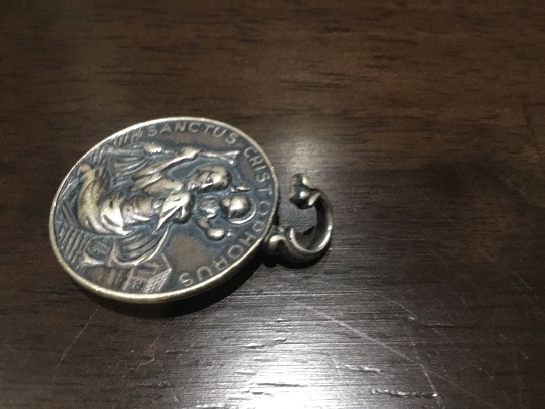 ビルウォールレザー シルバーメダル ペンダントトップ キーホルダートップ BWL