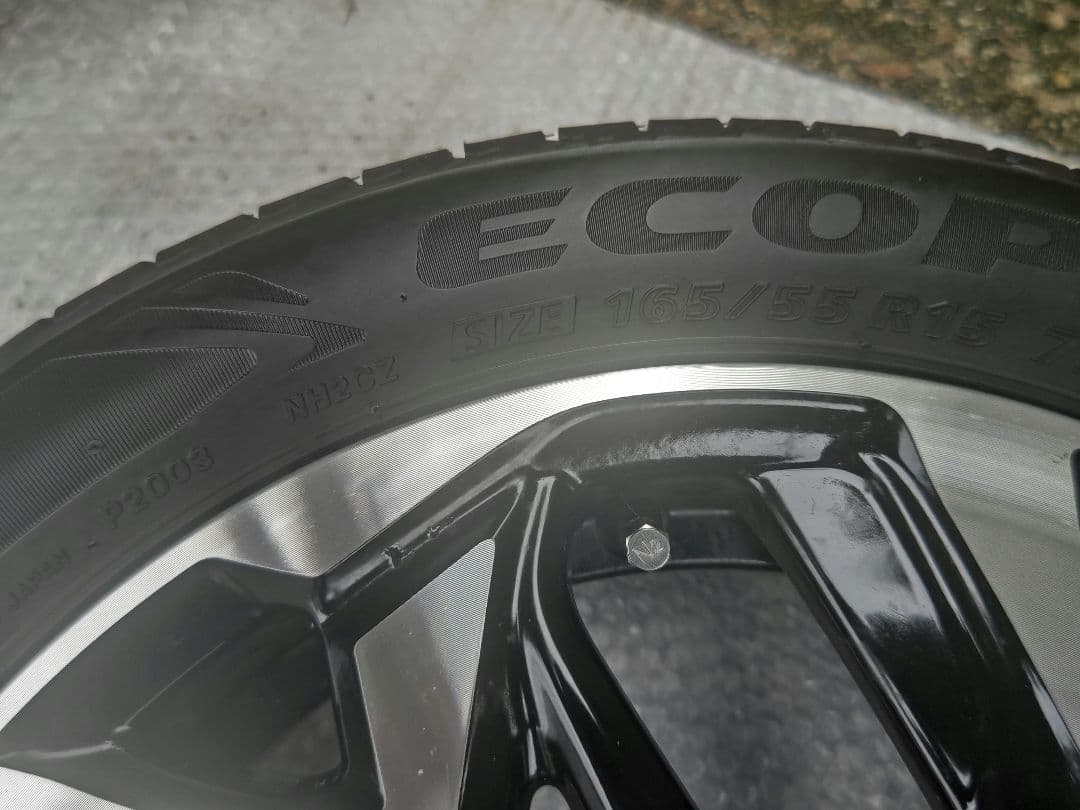 ホンダＮバン、Nボックス、タイヤアルミホイル4本セット