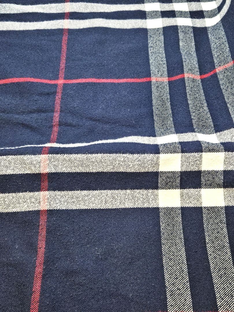 フォロー割　BURBERRY　バーバリー　大判　ストール　ひざ掛け　チェック