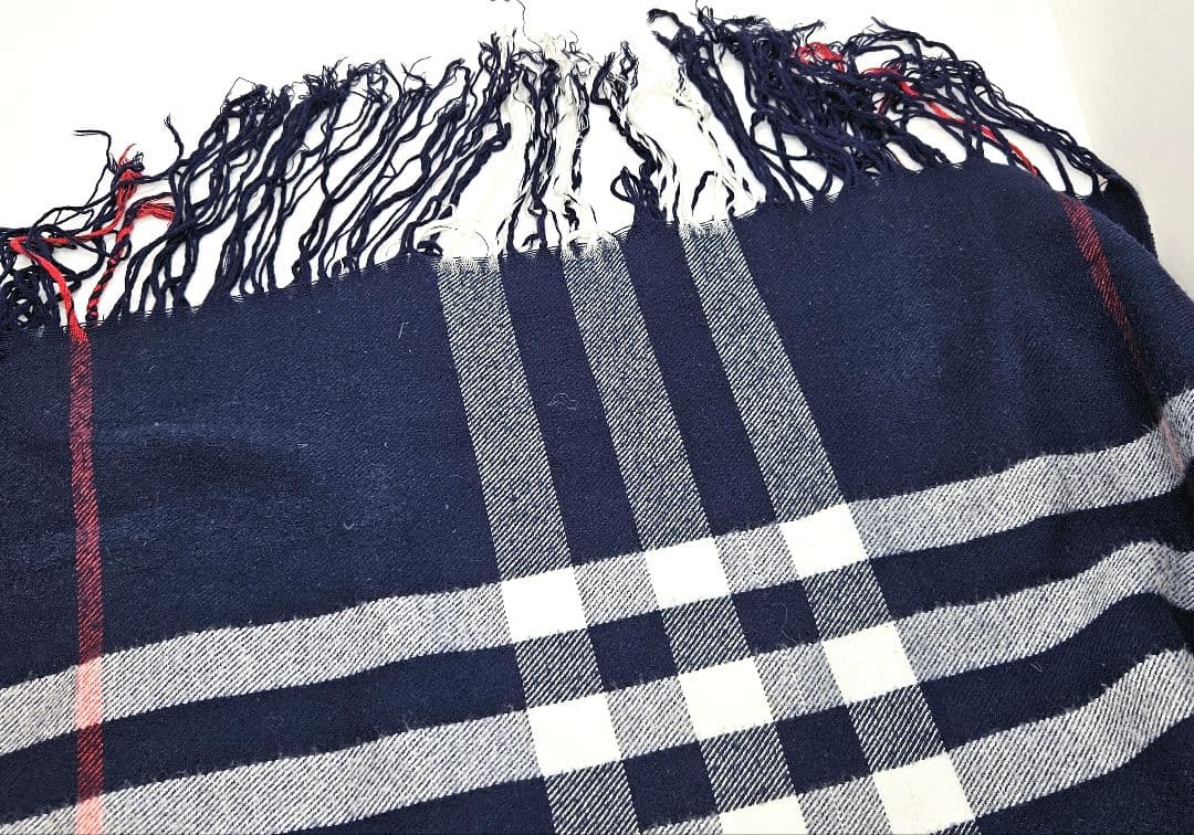 フォロー割　BURBERRY　バーバリー　大判　ストール　ひざ掛け　チェック