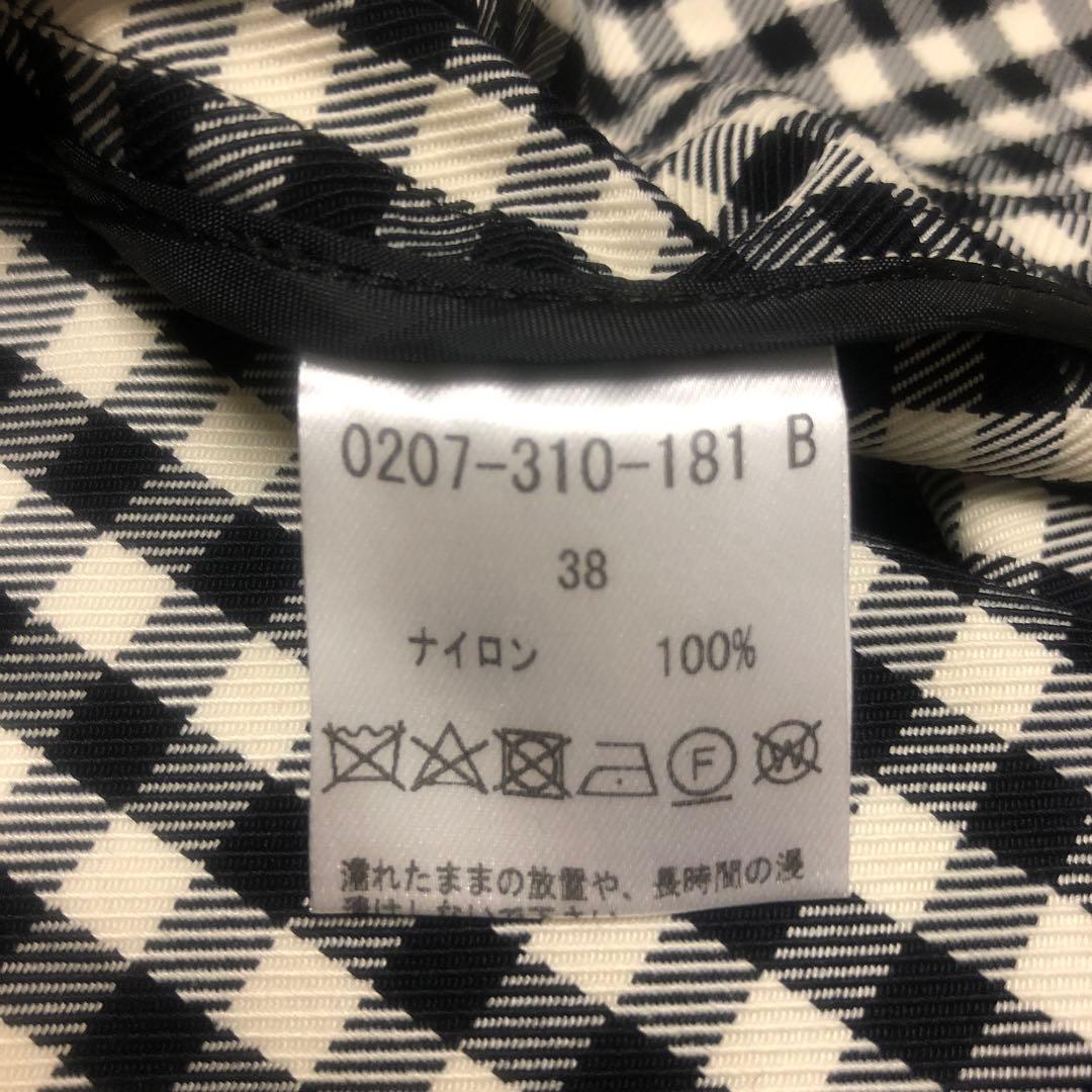 フォロー割■ ダブルスタンダードクロージング チェック トレンチ ステンカラー
