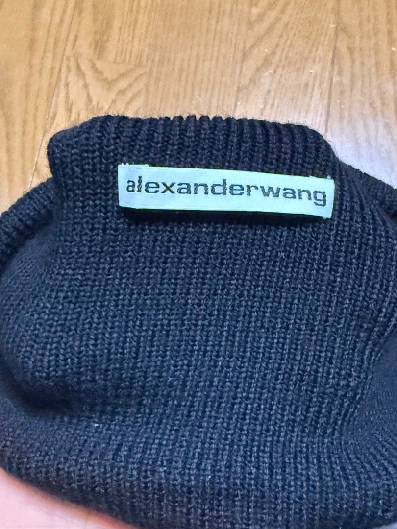 alexanderwang ブラック ニット帽