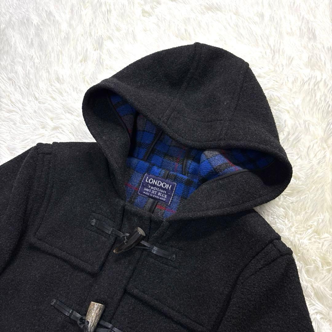 美品✨ロンドントラディション x SHIPS ダッフルコート 英国 ダークグレー