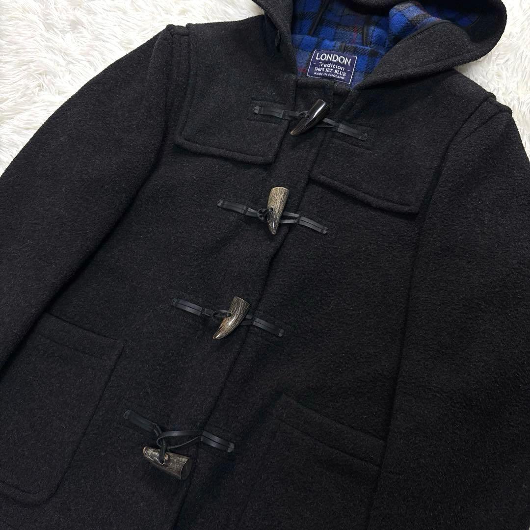 美品✨ロンドントラディション x SHIPS ダッフルコート 英国 ダークグレー