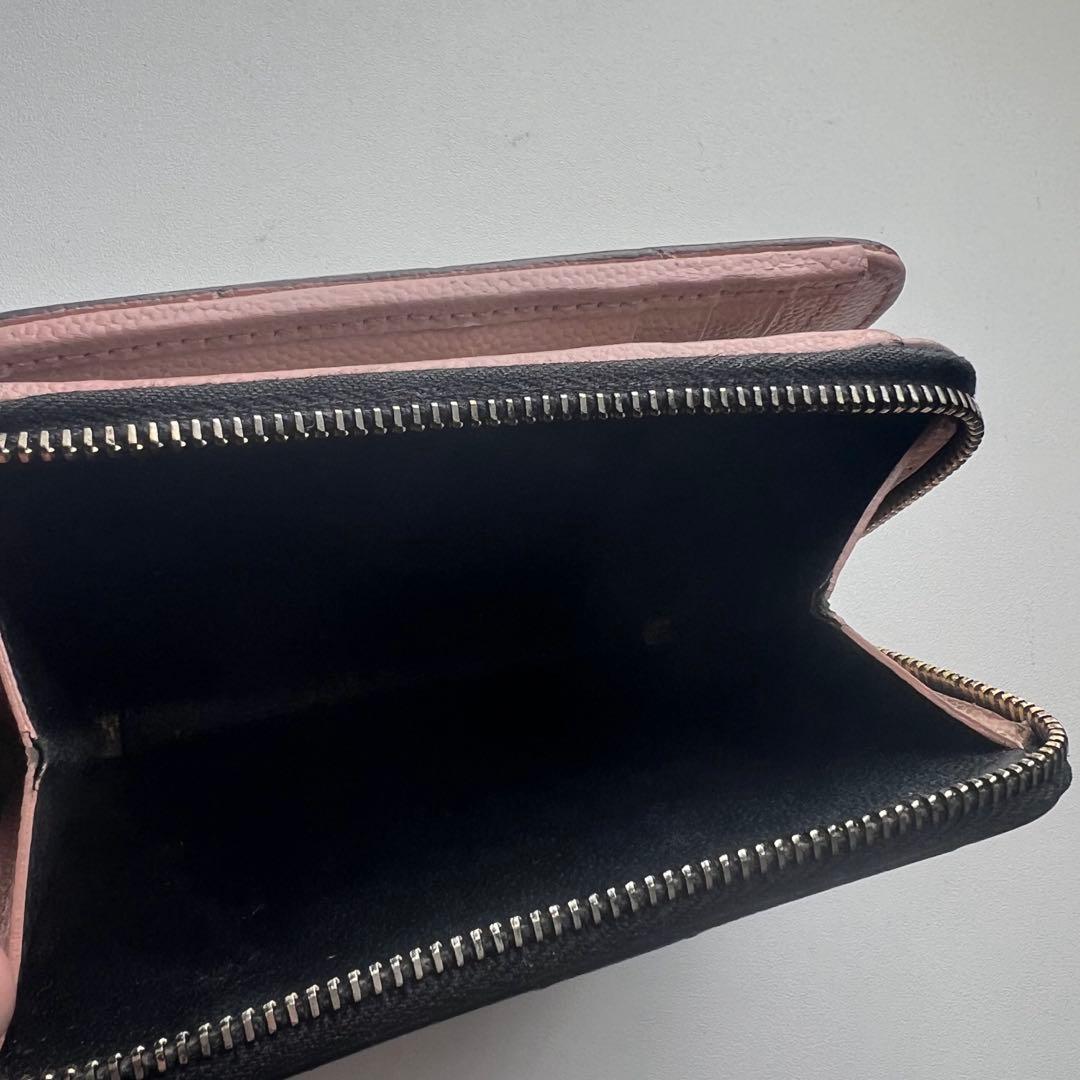 189 美品 SAINTLAURENT イヴサンローラン 2つ折り財布
