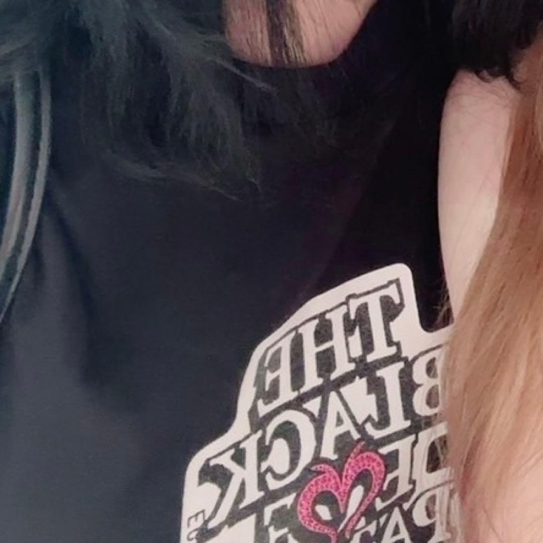 THE BLACK LOVE PATCH moussy Tシャツ 黒