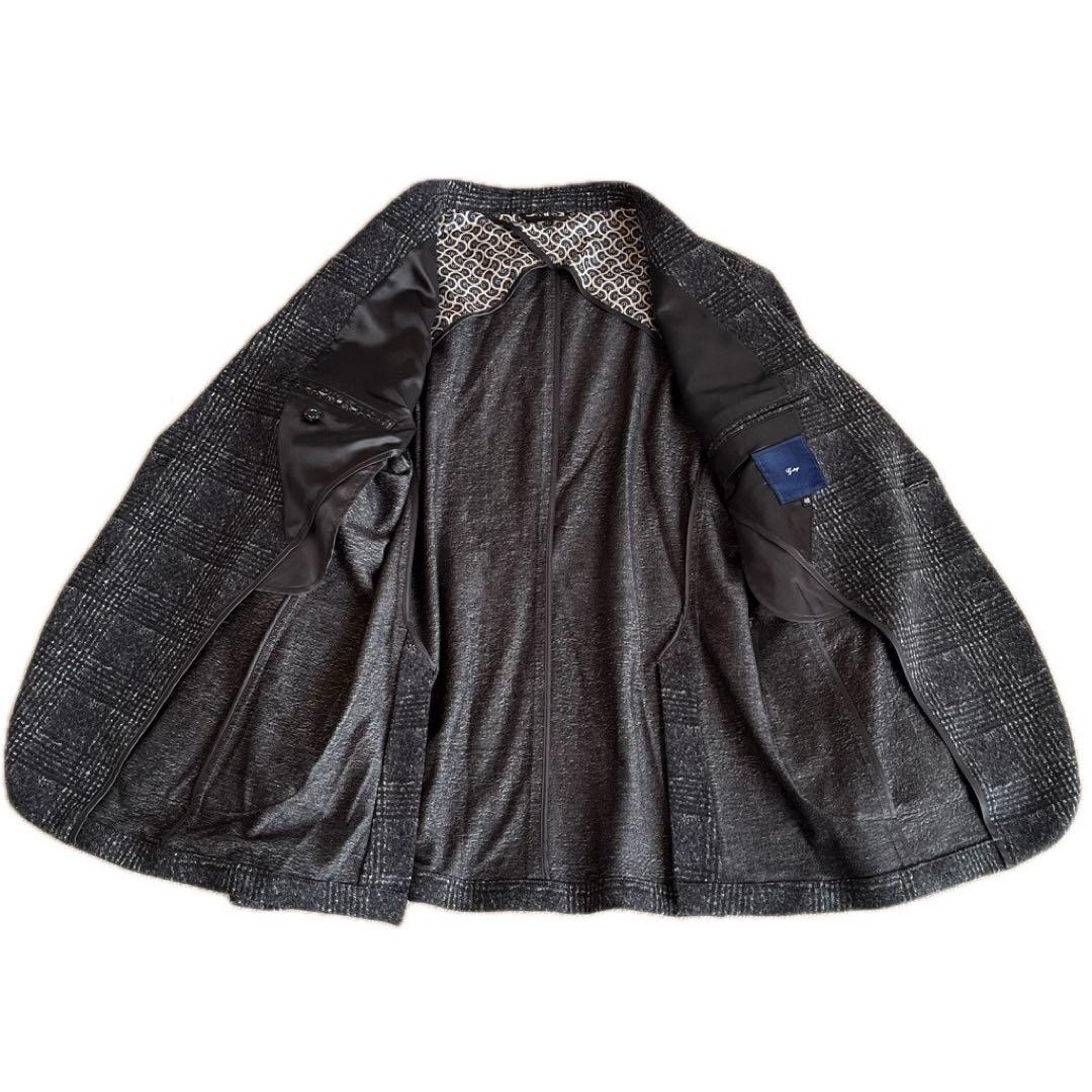 ✨極美品✨G-STAGE 現行 洗える グレンチェック チャコールグレー 48