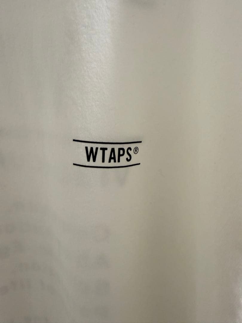 WTAPS ホワイト オーバーサイズ Tシャツ
