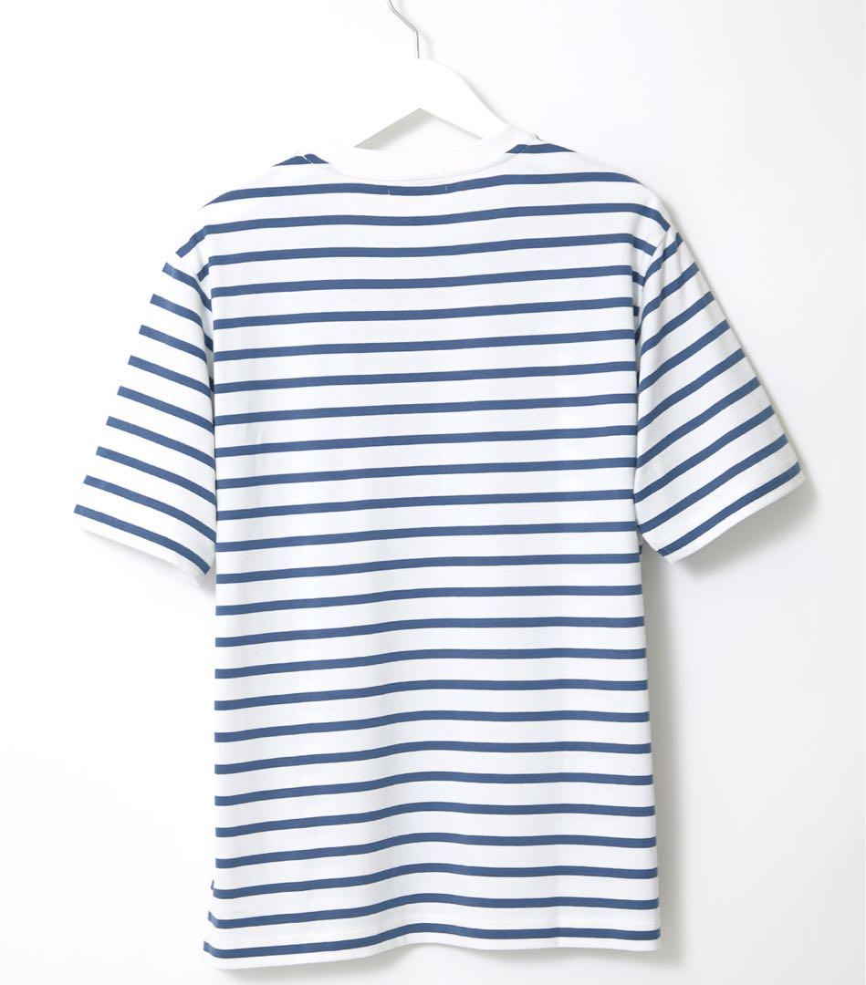 新品 3点 クロコダイル スウィッチモーション ボーダー半袖Tシャツ／L