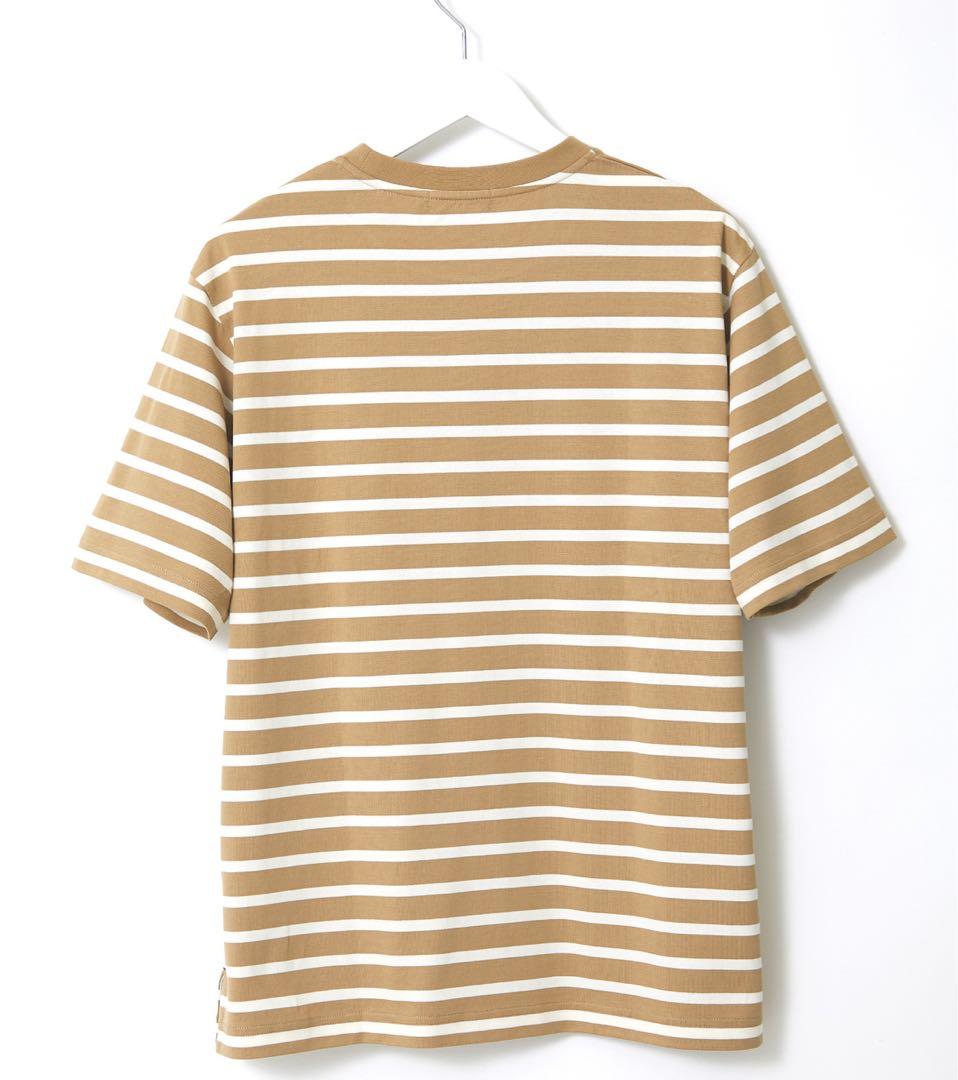 新品 3点 クロコダイル スウィッチモーション ボーダー半袖Tシャツ／L