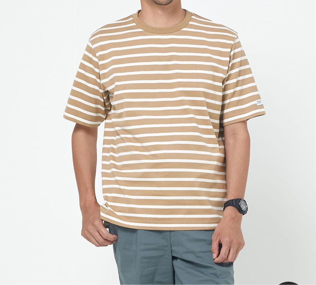 新品 3点 クロコダイル スウィッチモーション ボーダー半袖Tシャツ／L