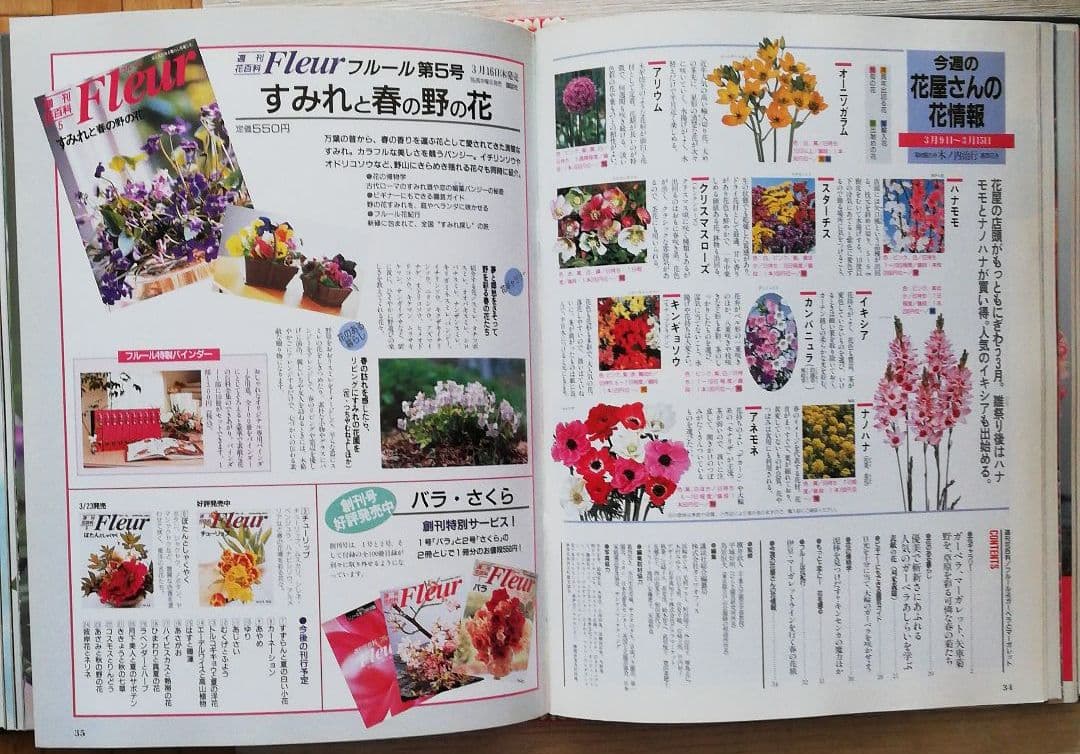 週刊花百科 Fleur　KODANSHA（講談社）