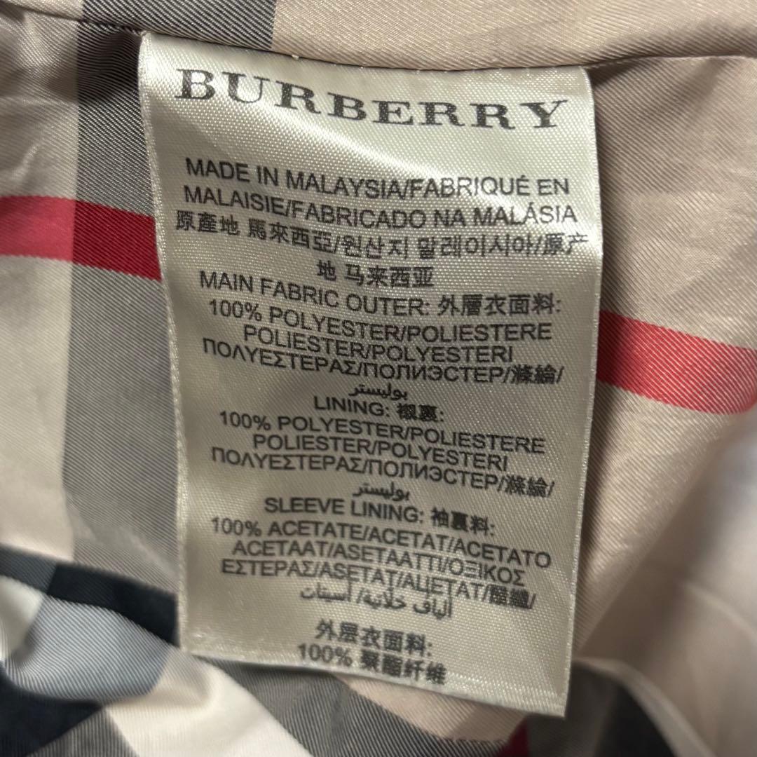 Burberry Britトレンチコート アウター 黒 ノバチェック バーバリー