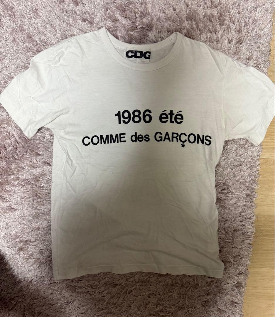 COMME des GARCONS 1986 été Tシャツ Sサイズ