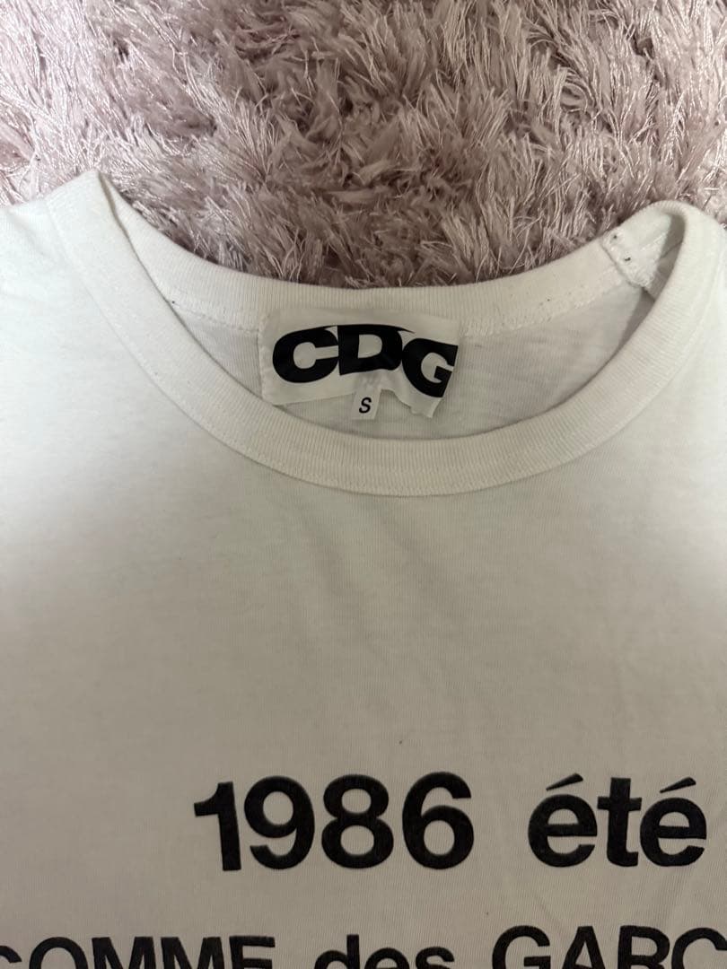 COMME des GARCONS 1986 été Tシャツ Sサイズ