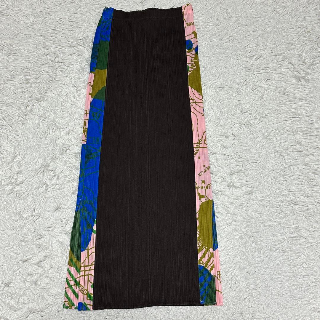 希少PLEATS PLEASE グラフィックスカート 2 PP22-JG776