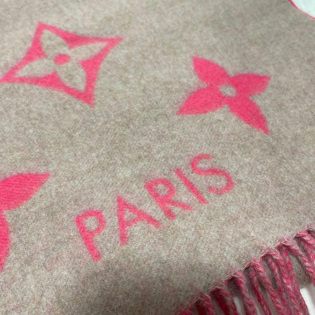 LOUIS VUITTON レイキャビック マフラー カシミヤ100%