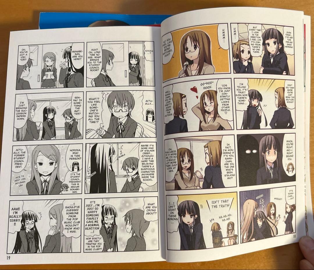 新品　kakifly K-ON!, Vol. 1 &2&3 英語版 けいおん