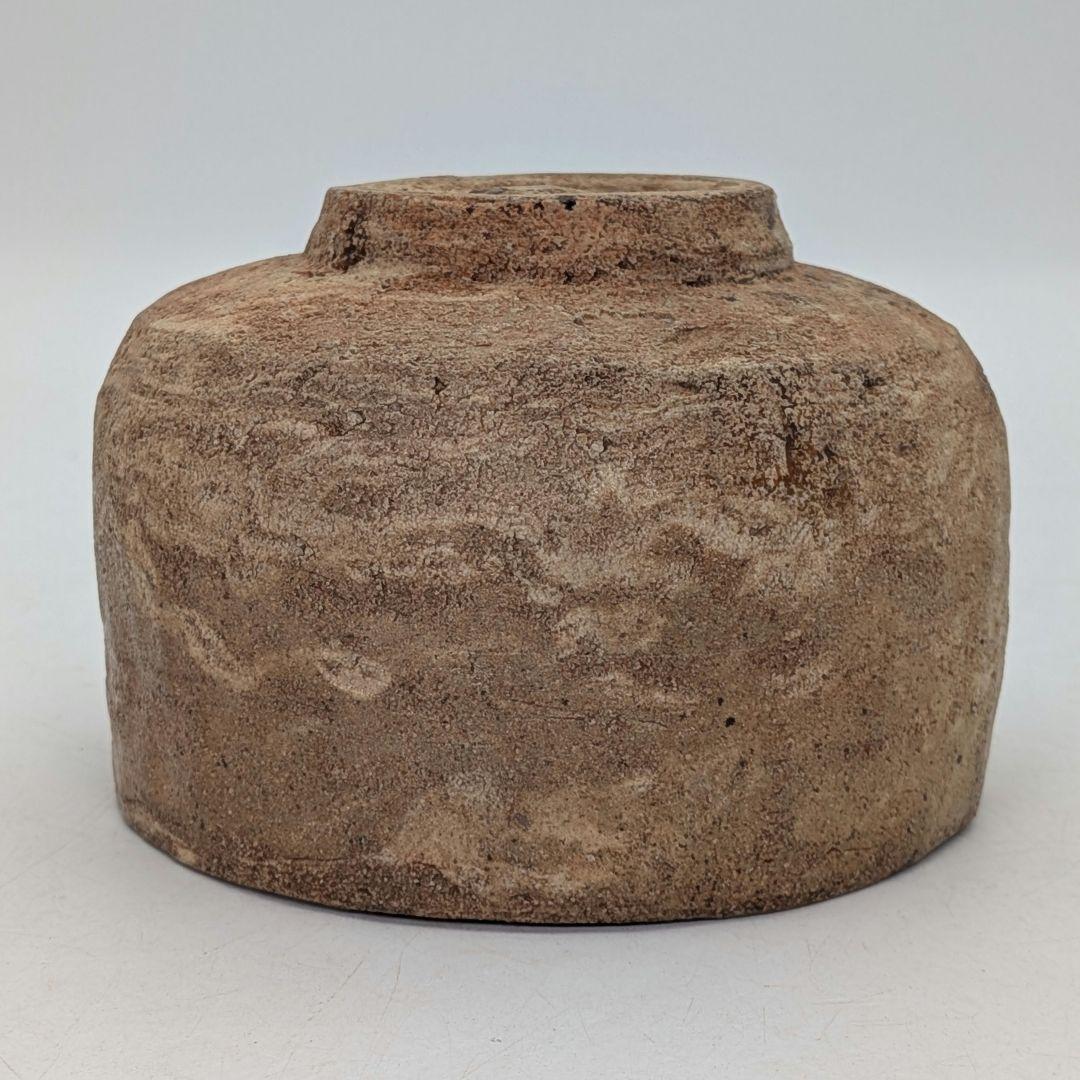 自然釉手造茶盌 合箱合布 抹茶碗 抹茶茶碗 茶道具 茶器 食器 在銘 信楽焼？