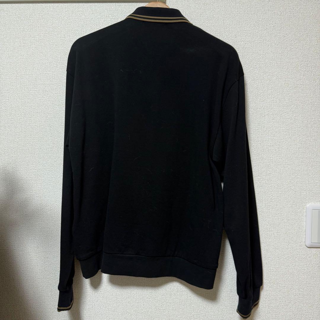 FRED PERRY ジップアップシャツ 黒　✨超美品✨