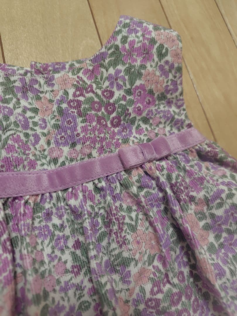 タルティーヌエショコラ　花柄ワンピース 美品　70〜80