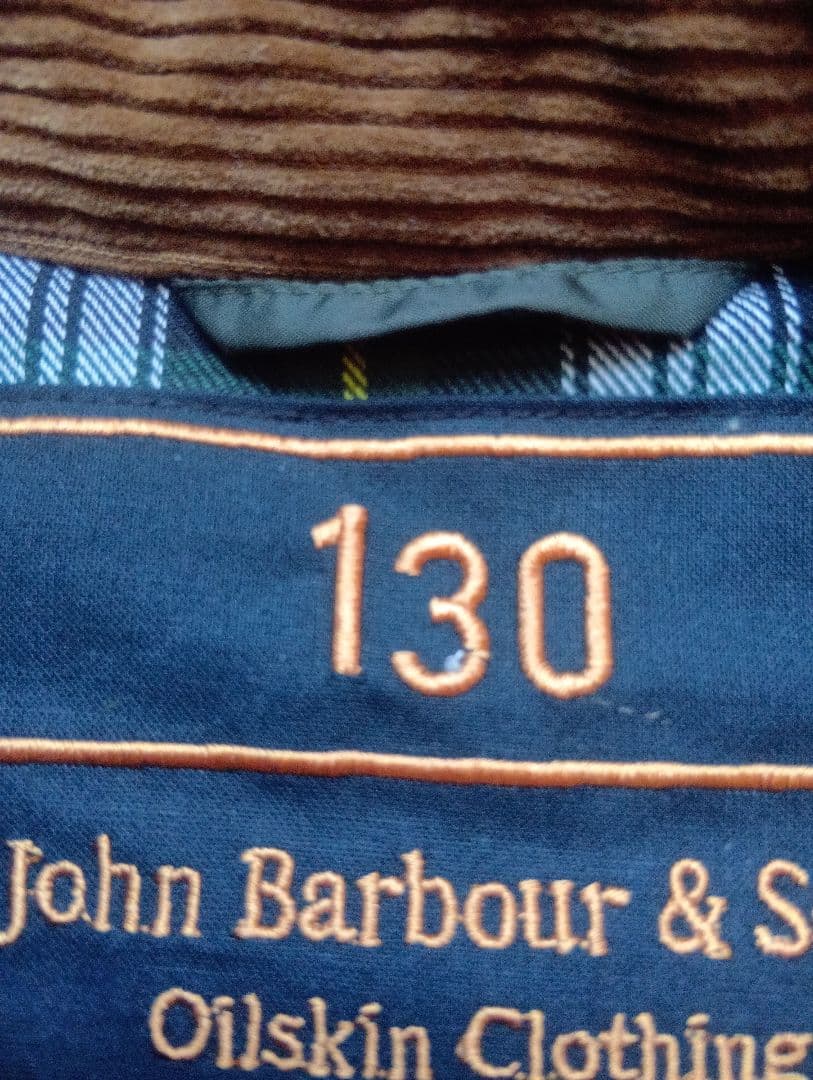 Barbour 130周年　キルティング　トランスポート　バッジなし
