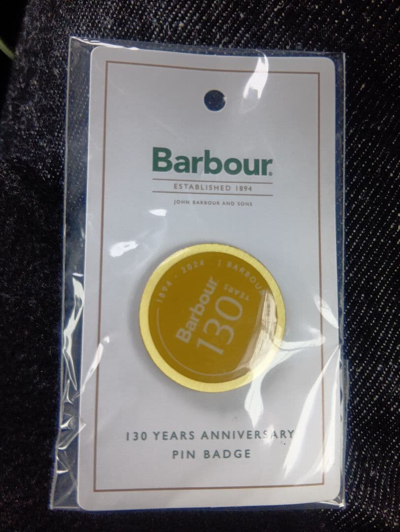 Barbour 130周年　キルティング　トランスポート　バッジなし