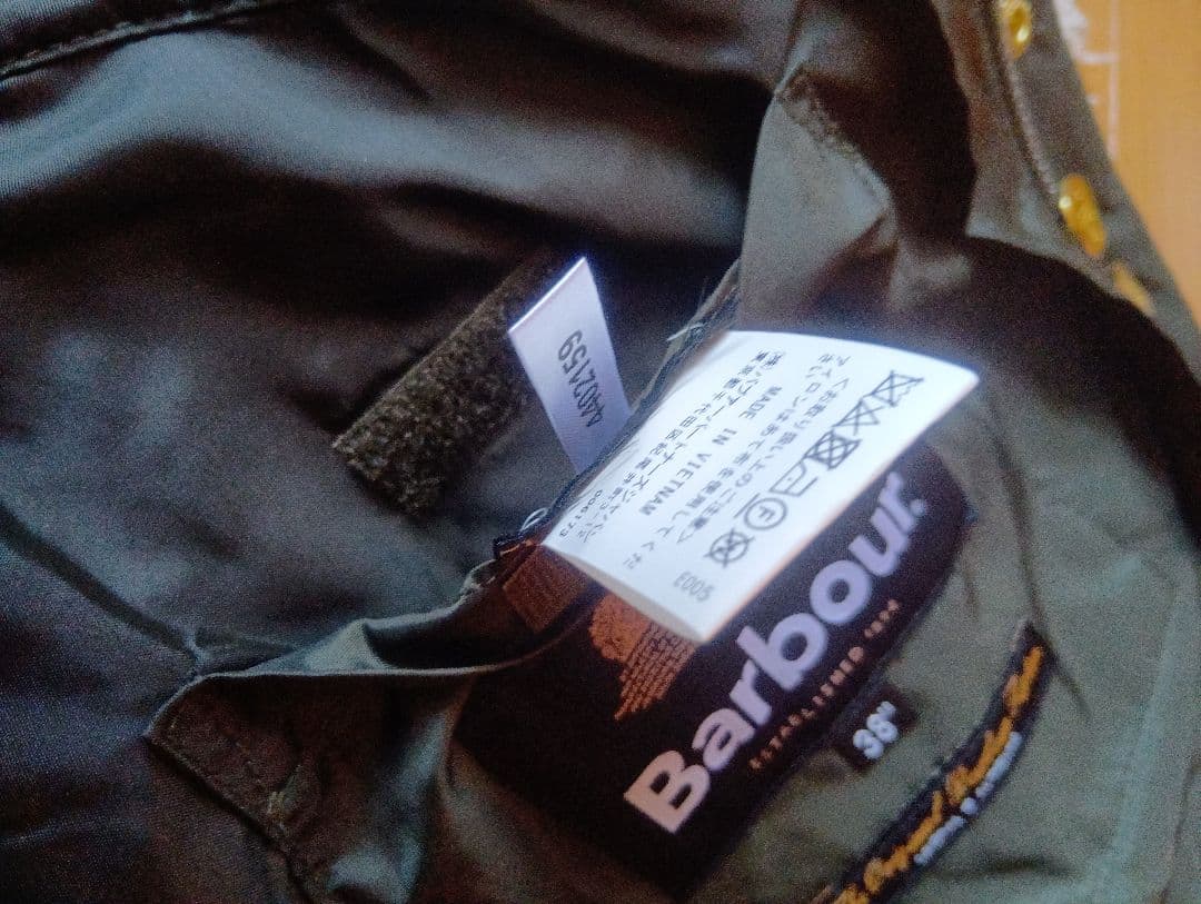 Barbour 130周年　キルティング　トランスポート　バッジなし