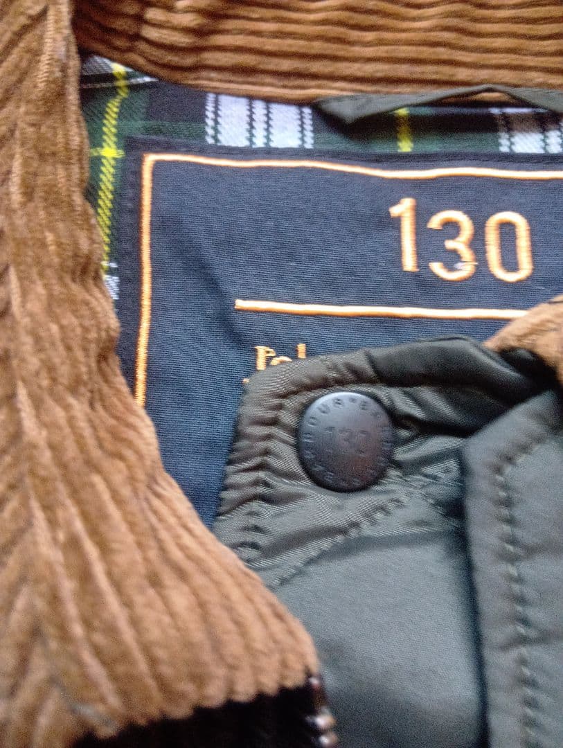 Barbour 130周年　キルティング　トランスポート　バッジなし