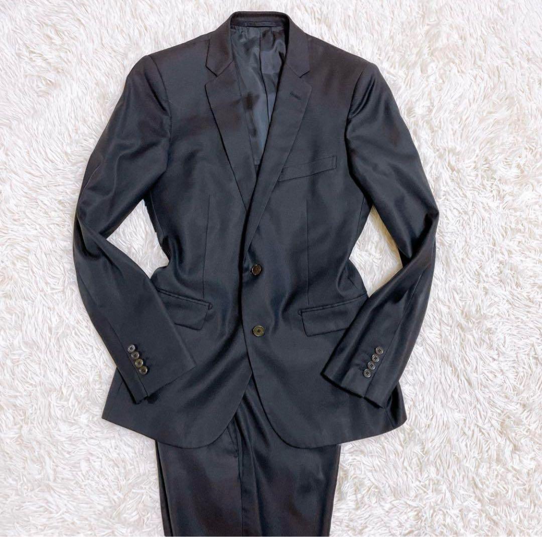 【美品】UNITED ARROWS WHITE LABEL セットアップ　黒