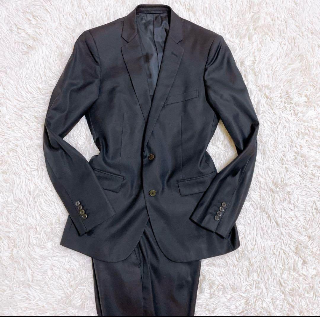 【美品】UNITED ARROWS WHITE LABEL セットアップ　黒