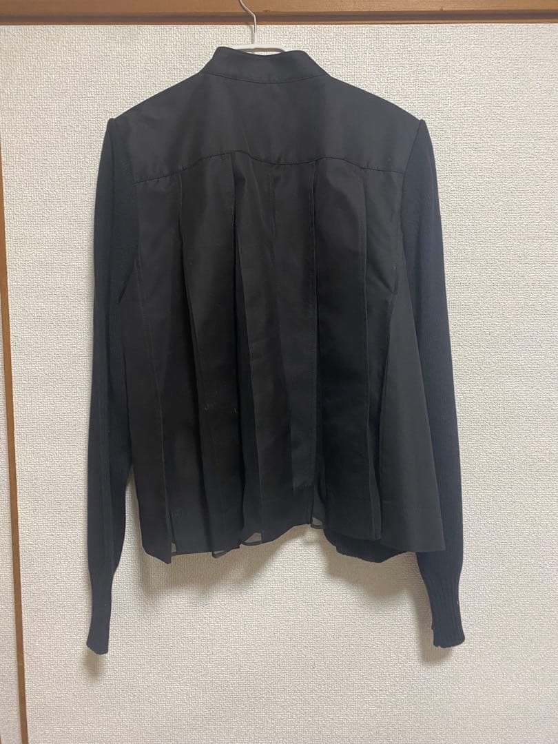 sacai新品カーディガンシースルーニット