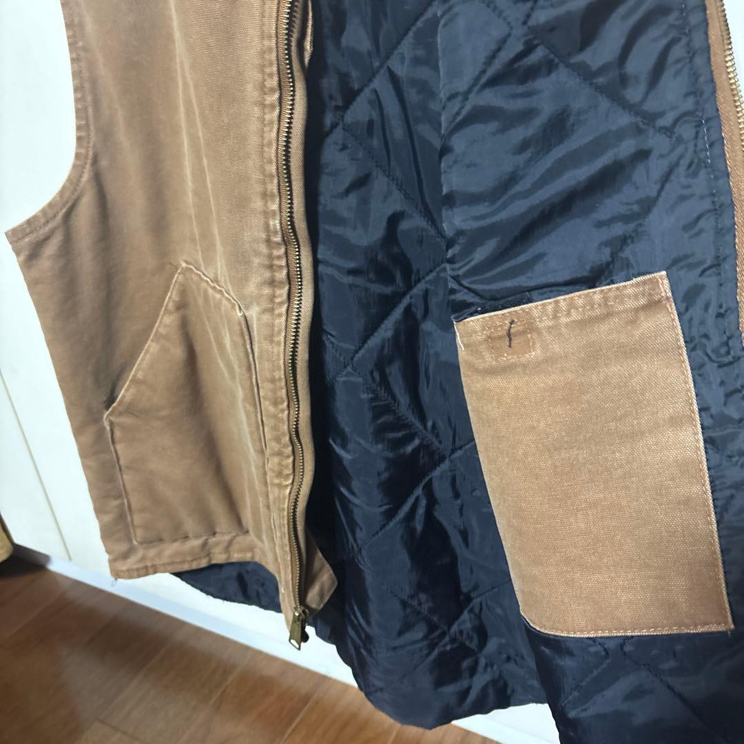 Carhartt ノースリーブベスト Mサイズ ブラウン