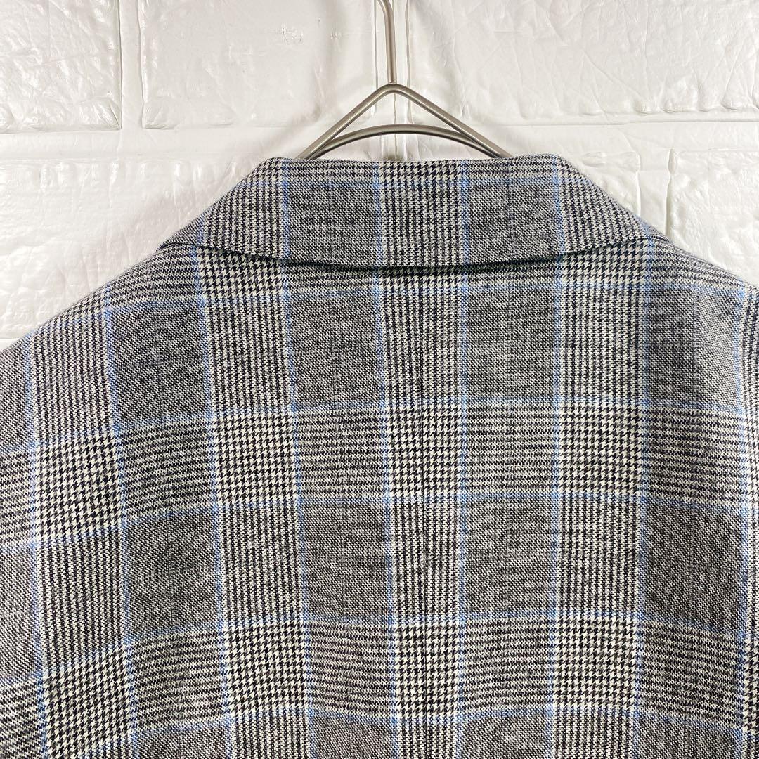 kyu様　スキャバル SCABAL チェック柄 ビジネスジャケット メンズ