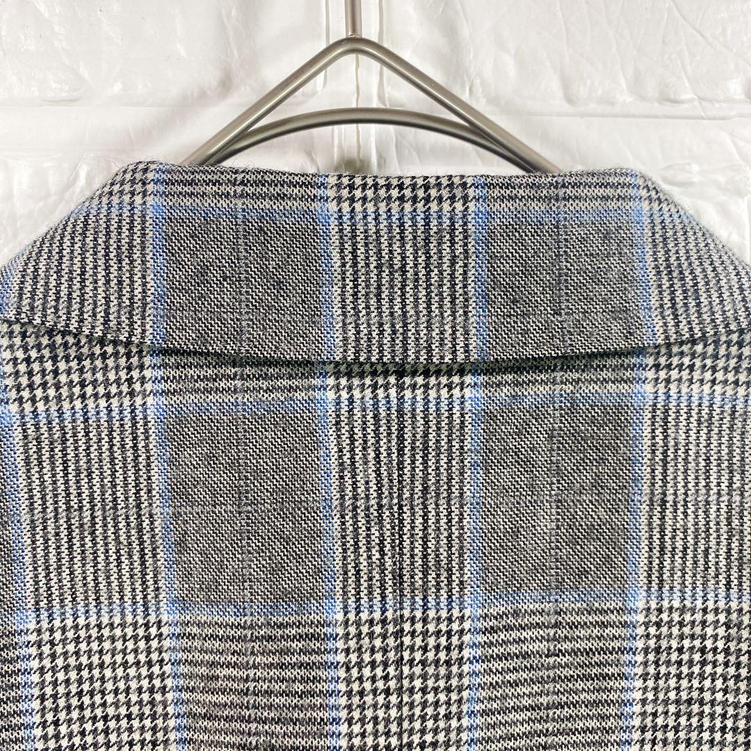 kyu様　スキャバル SCABAL チェック柄 ビジネスジャケット メンズ