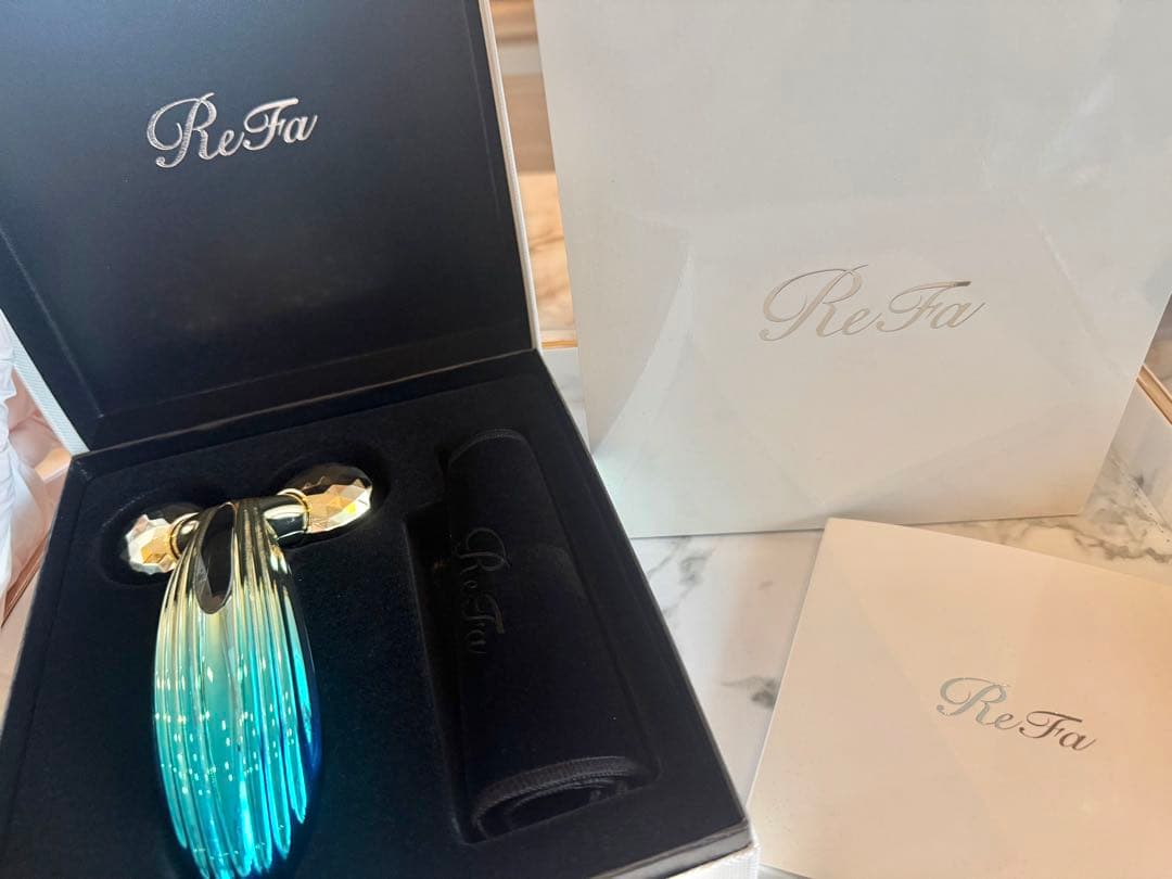 ReFaCARAT RAYブルー リファカラットレイ 美顔器ローラー 【正規品】