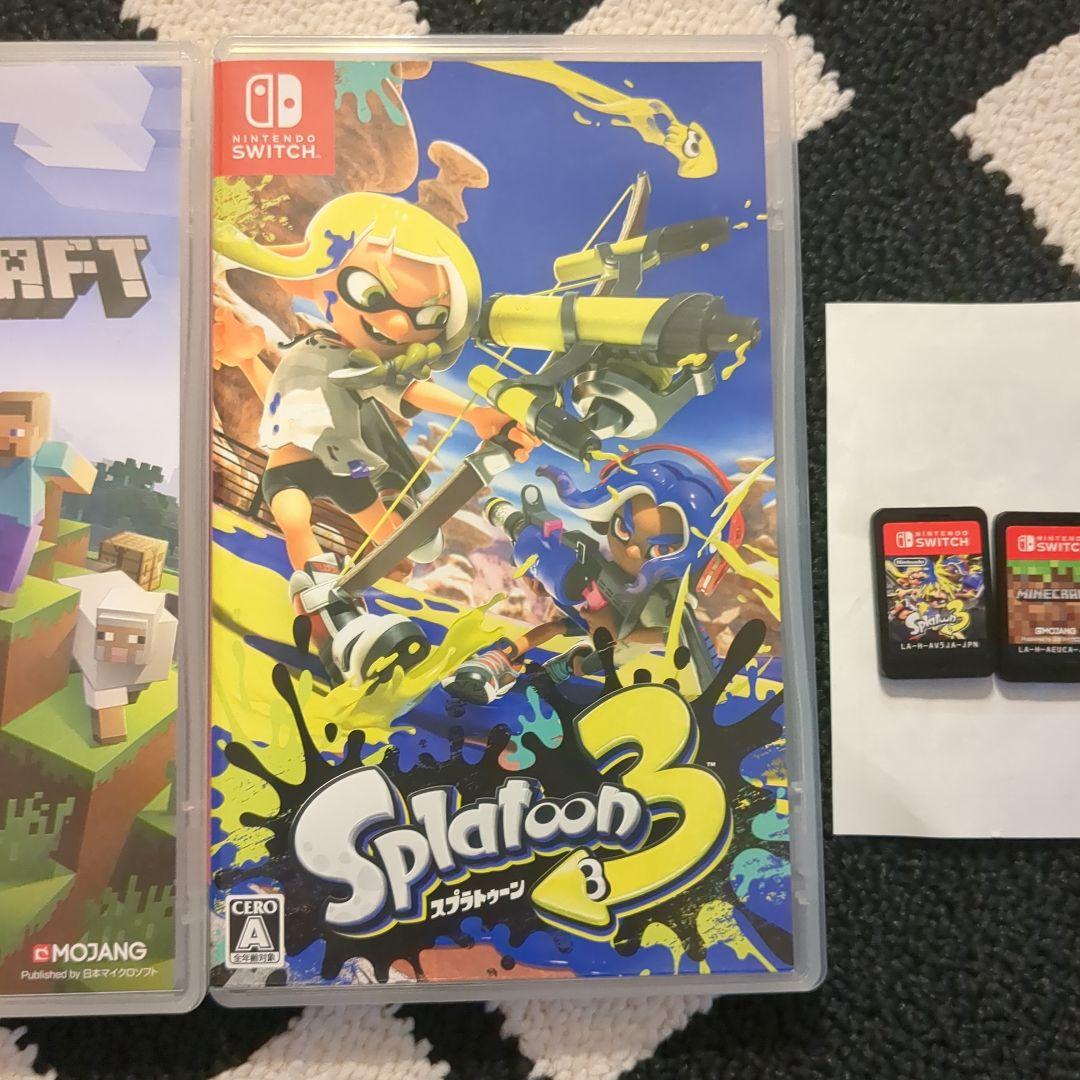 Minecraft & Splatoon 3 ゲームソフトセット