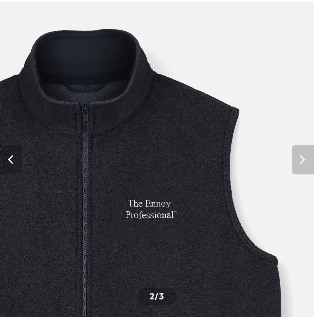 トップス PROFESSIONAL FLEECE VEST (BLACK) L ennoy