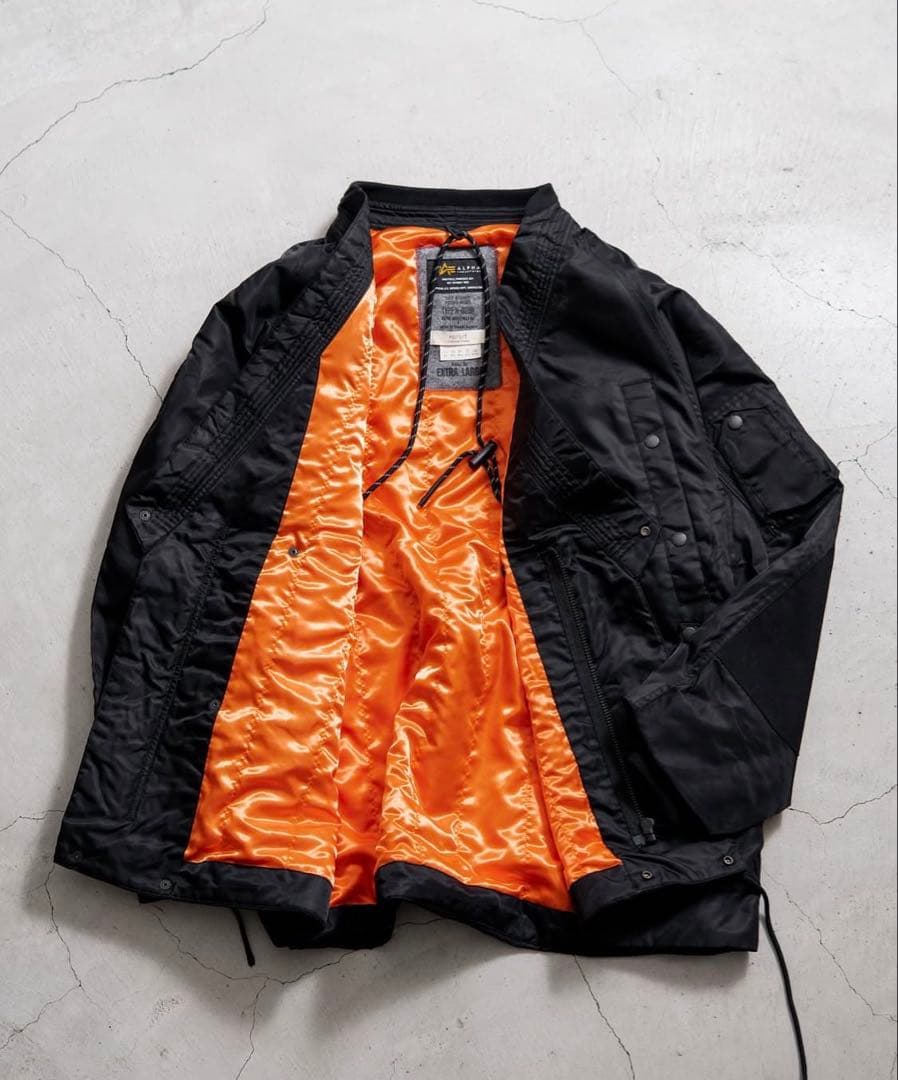 norbit × ALPHA N3B Samue Jacket L ブラック