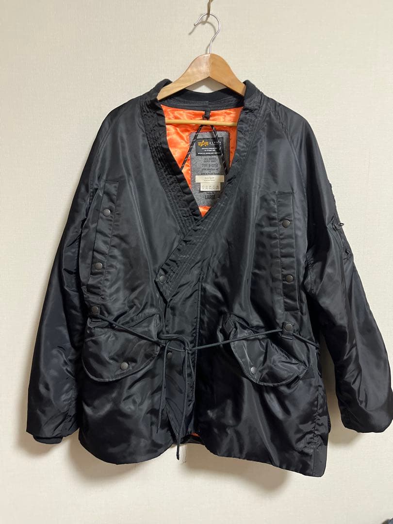 norbit × ALPHA N3B Samue Jacket L ブラック