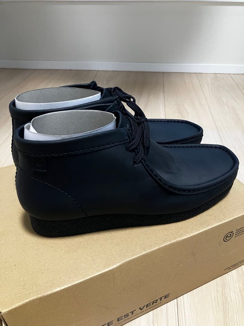 【新品】クラークス モカシン シェイカーブーツ ブラック メンズ