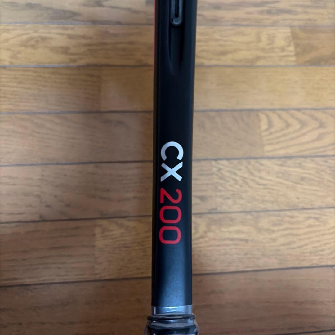 【未使用】DUNLOP CX200テニスラケット 黒/赤