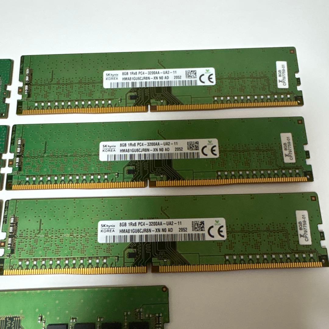 m*o様 デスクトップPCメモリー 8GB 8枚セット　ジャンク