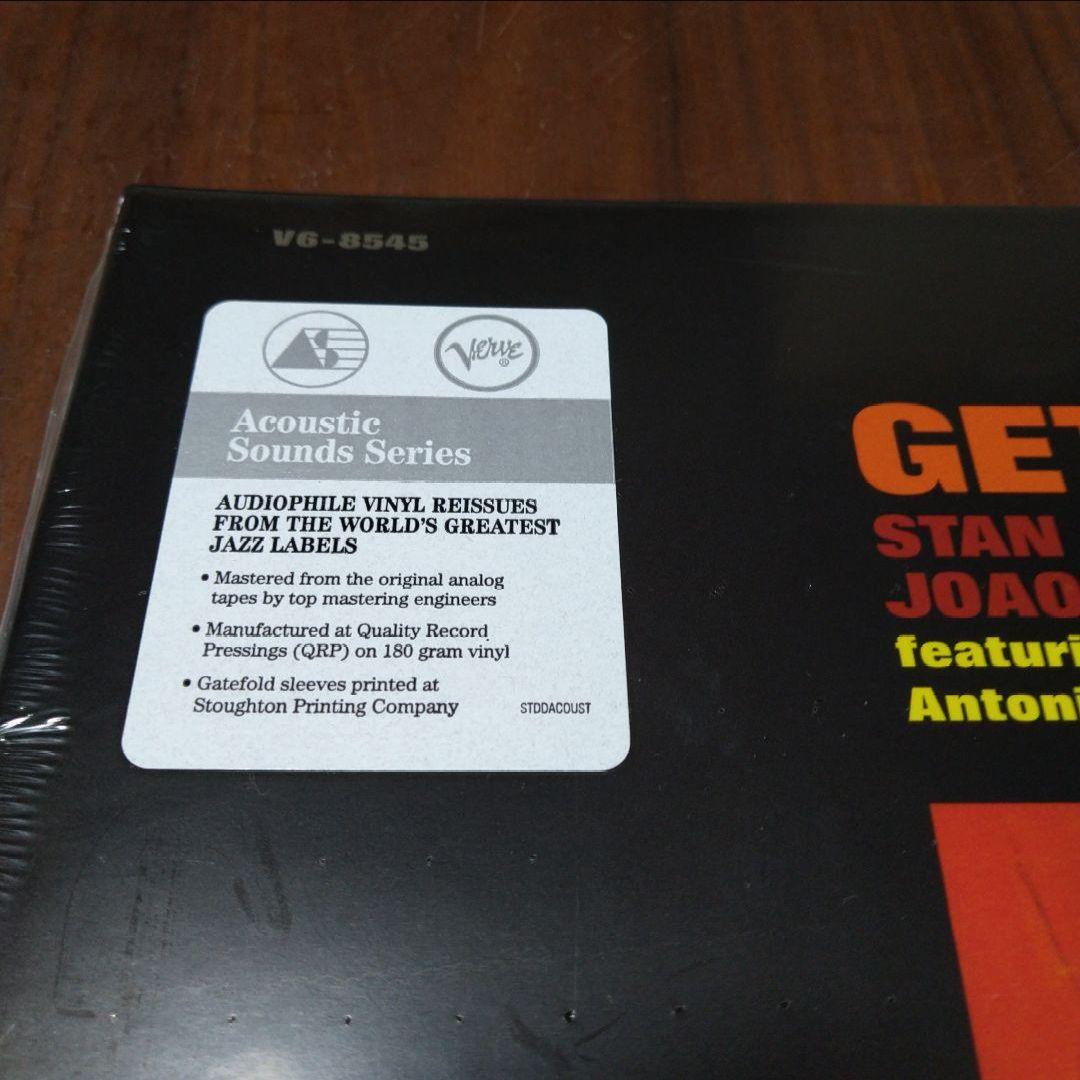 スタン・ゲッツ　ゲッツ/ジルベルト　アコースティック・サウンズ　高音質・重量LP