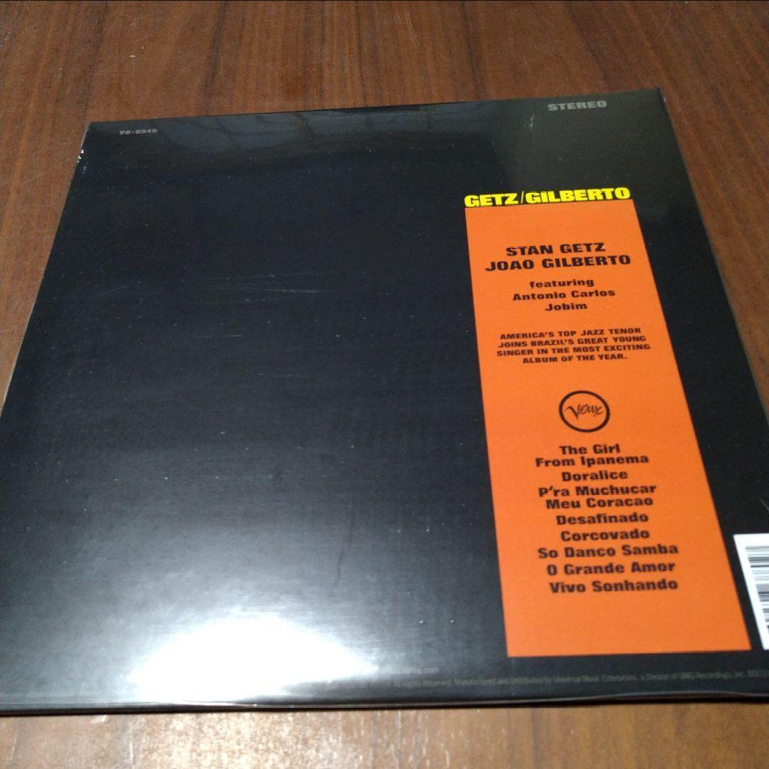 スタン・ゲッツ　ゲッツ/ジルベルト　アコースティック・サウンズ　高音質・重量LP
