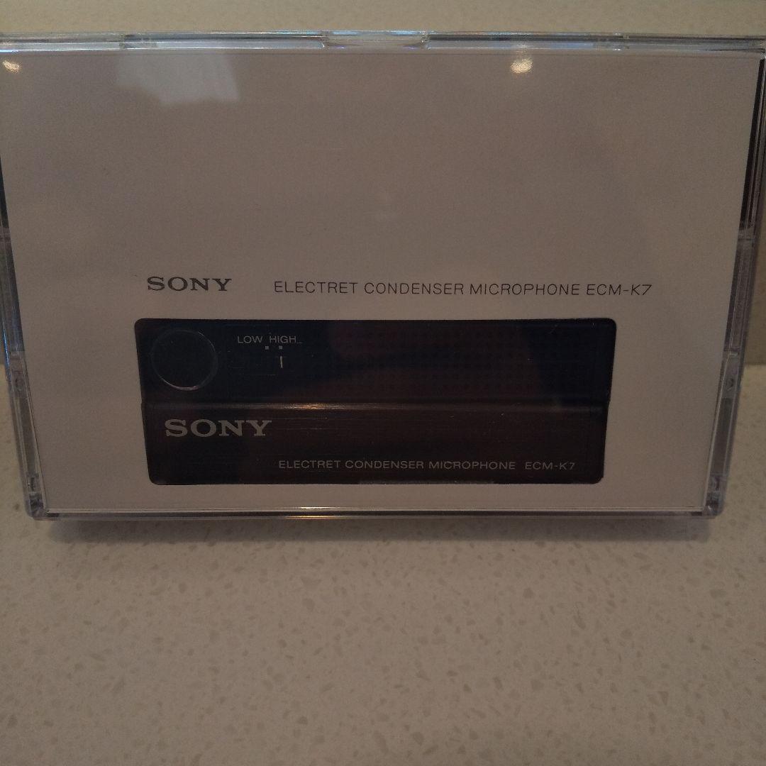 【未使用品】SONY microphone ソニーコンデンサマイクECM-K7