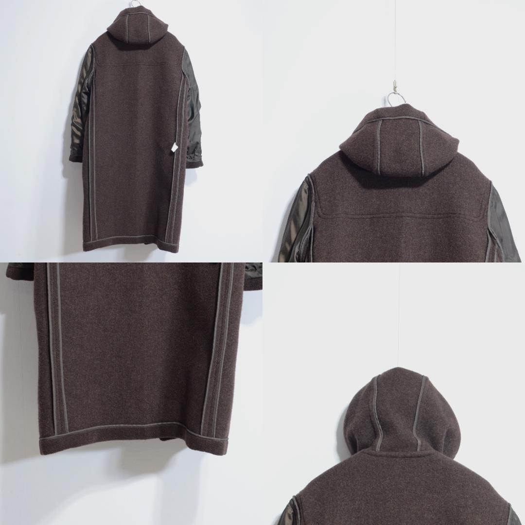 超貴重極上品　ムーアブルック製 カットパイル ダッフルコート Hブラウン M