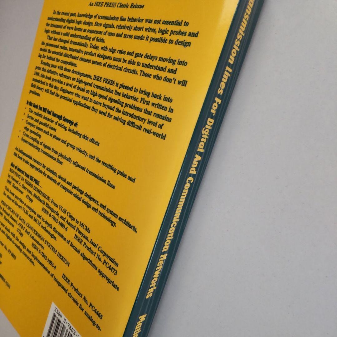 洋書 Transmission Lines for Digital and