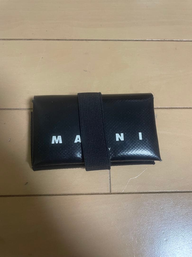 MARNI マルニ オリガミ 三つ折り 財布 ブラック